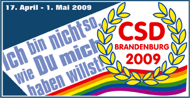 CSD Brandenburg 2009 Logo